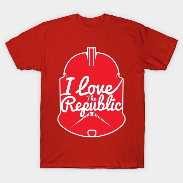 I LOVE THE REPUBLIC T-Shirt by MatamorosGraphicDesign